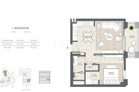 Apartment de 3 dormitorios en Dubai, UAE No. 135983 22