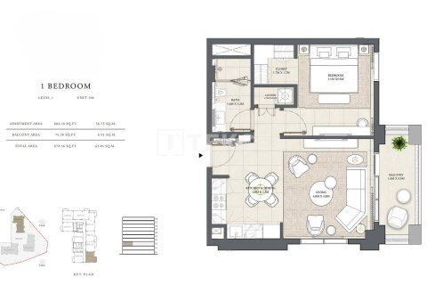 Apartment de 3 dormitorios en Dubai, UAE No. 135983 23