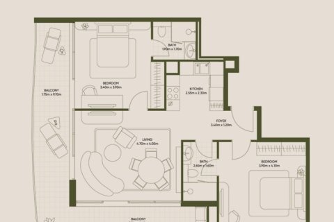 2 bedrooms Apartment in Dubai, UAE No. 59867 3