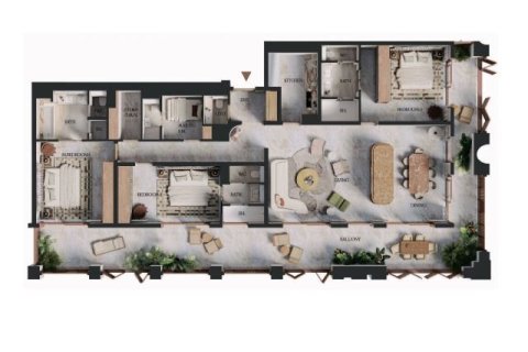 Apartment de 1 dormitorio en Business Bay, UAE No. 153540 5