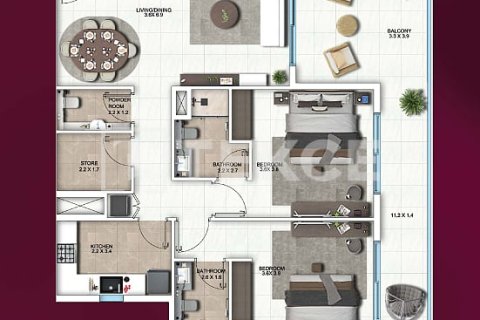 2 bedrooms Apartment in Dubai, UAE No. 155140 6
