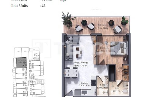 Studio Apartment in Al Warsan, UAE No. 216850 21
