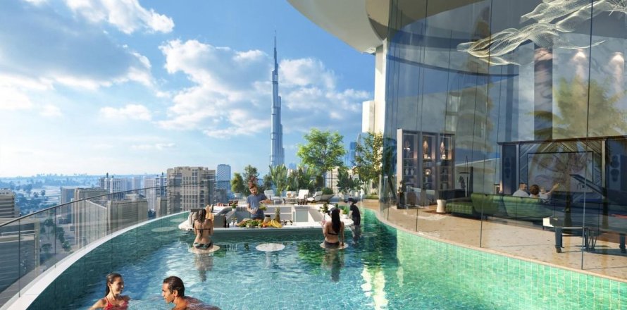 1 غرف نوم شقة في الخليج التجاري, الإمارات العربية المتحدة رقم 168458