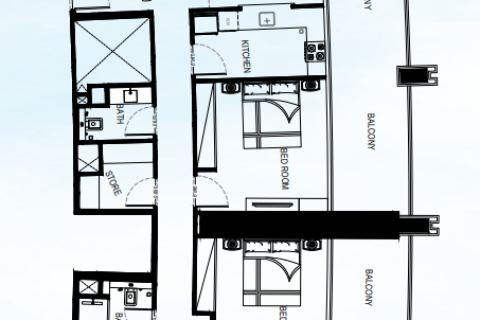 Studio Apartment in Business Bay, UAE No. 153638 3