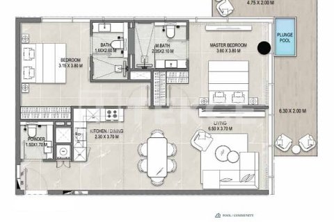 1 bedroom Apartment in Dubai, UAE No. 207652 28