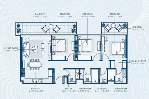 Apartment de 1 dormitorio en Dubai, UAE No. 152412 13
