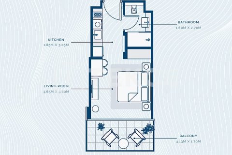 Apartment de 1 dormitorio en Dubai, UAE No. 152412 18