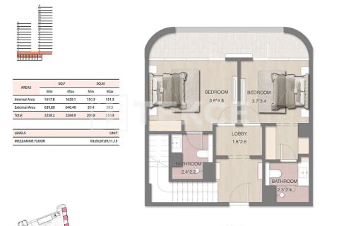 Appartement de 3 chambres à Ras Al Khaimah, UAE No. 168392 5