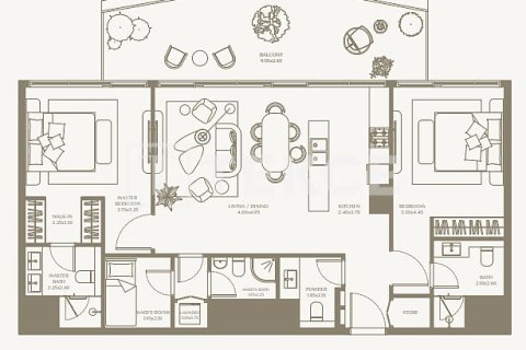 Appartement de 2 chambres à Umm Al Quwain, UAE No. 144108 24