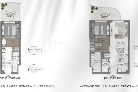 Appartement de 1 chambre à Golf City, UAE No. 142245 25