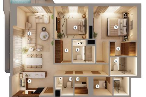 1 bedroom Apartment in Dubai, UAE No. 153581 6