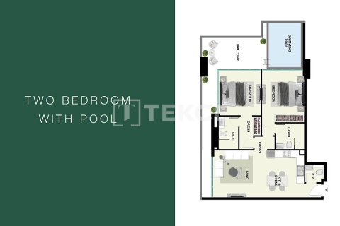 Appartement de 2 chambres à Dubai Land, UAE No. 135320 30