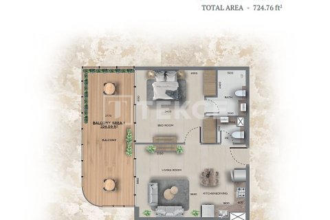 Apartment de 3 dormitorios en Jumeirah Village Circle, UAE No. 203358 6