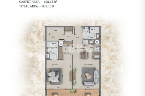 Apartment de 3 dormitorios en Jumeirah Village Circle, UAE No. 203358 9