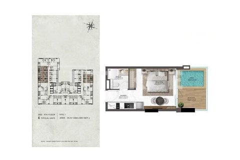 Appartement de 2 chambres à Majan, UAE No. 99315 18