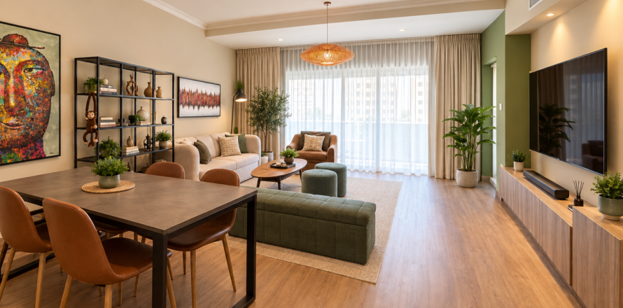 Apartment de 1 dormitorio en Golden Mile 9, UAE No. 215415