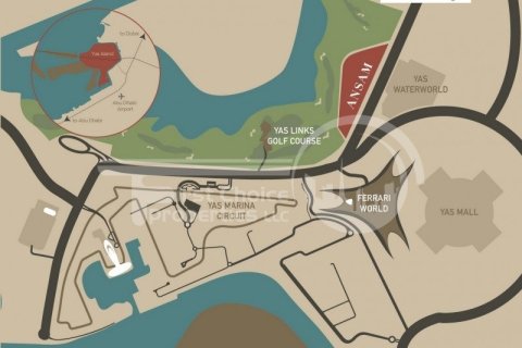 Квартира с 1 спальней на Остров Яс, ОАЭ №172373 7