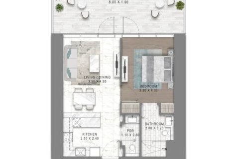 Квартира с 1 спальней в Аль-Сафа, ОАЭ №153606 5