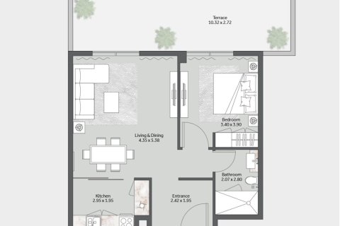 Apartment de 1 dormitorio en Dubai, UAE No. 215975 8
