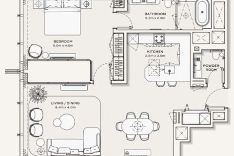 1 bedroom Apartment in Al Satwa, UAE No. 153582 22