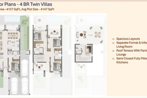 Townhouse de 3 chambres à The Valley, UAE No. 153741 5