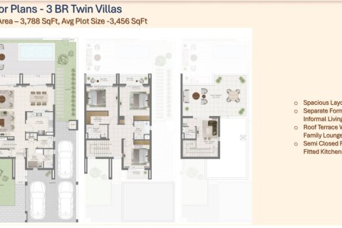 Townhouse de 3 chambres à The Valley, UAE No. 153741 7