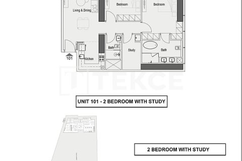 Appartement de 2 chambres à Dubai, UAE No. 119845 18