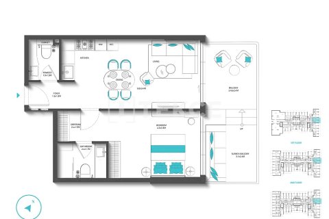 Apartment de 2 dormitorios en Dubai Land, UAE No. 159929 5
