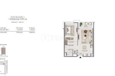 Apartment de 2 dormitorios en Dubai, UAE No. 136233 17