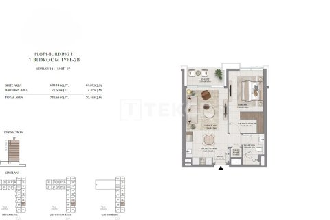 Apartment de 2 dormitorios en Dubai, UAE No. 136233 21