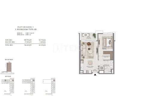 Apartment de 2 dormitorios en Dubai, UAE No. 136233 20