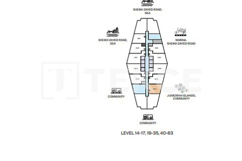 Appartement de 1 chambre à Jumeirah Lake Towers, UAE No. 124889 20