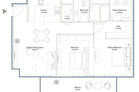 1 bedroom Apartment in Jumeirah Islands, UAE No. 153600 7