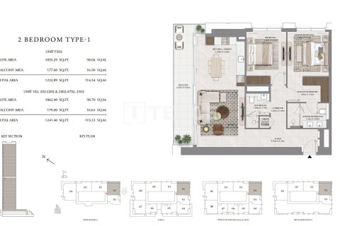 Apartment de 1 dormitorio en Dubai, UAE No. 116363 16