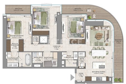 Appartement de 2 chambres à Dubai, UAE No. 135987 15