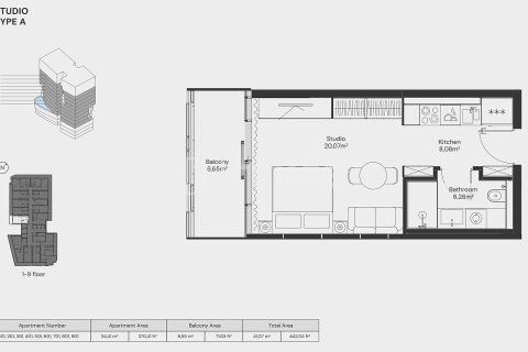 1 bedroom Apartment in Dubai, UAE No. 159936 12