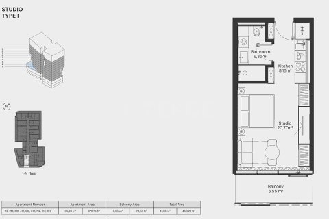1 bedroom Apartment in Dubai, UAE No. 159936 8