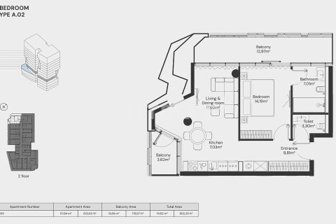 1 bedroom Apartment in Dubai, UAE No. 159936 6