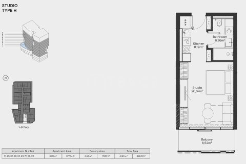 1 bedroom Apartment in Dubai, UAE No. 159936 9