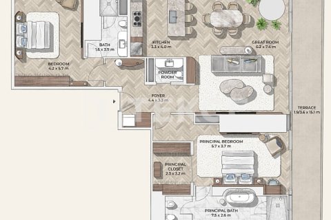 Apartment de 4 dormitorios en Dubai, UAE No. 105928 15