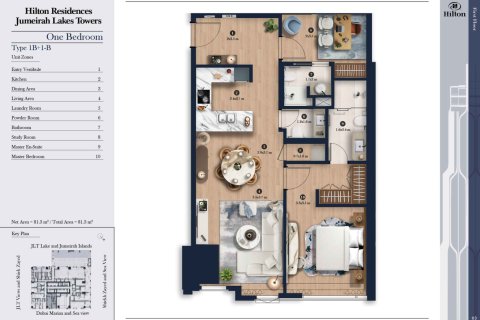Apartamento tipo estudio Estudio en Dubai, UAE No. 153456 6