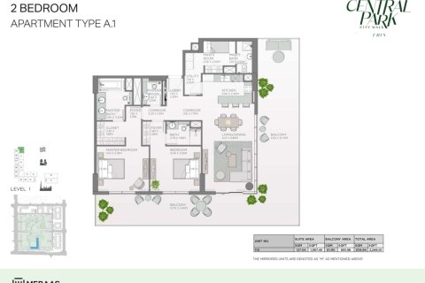 Appartement de 1 chambre à City Walk, UAE No. 153705 4
