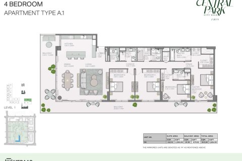 Appartement de 1 chambre à City Walk, UAE No. 153705 10