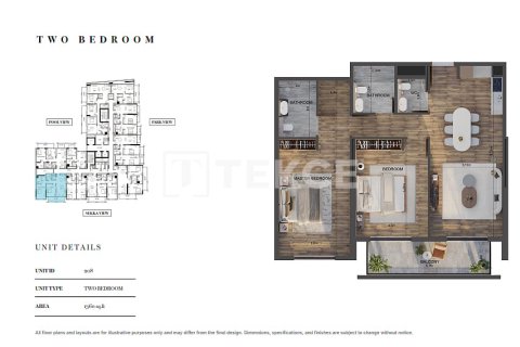 Apartment de 2 dormitorios en Jumeirah Village Circle, UAE No. 150508 11