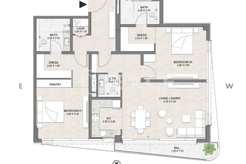 Appartement de 2 chambres à Dubai, UAE No. 162222 5