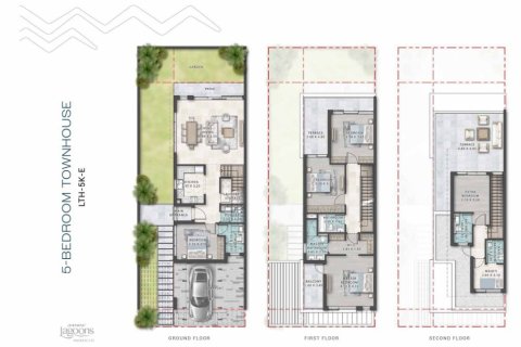 Townhouse de 4 chambres à Damac Lagoons, UAE No. 153700 5