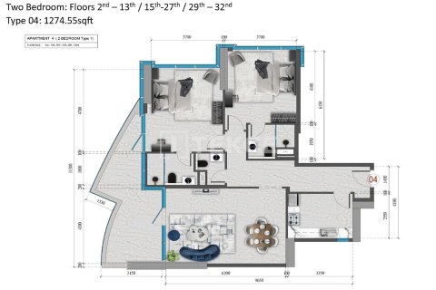 Appartement de 2 chambres à Al Reem Island, UAE No. 48849 14