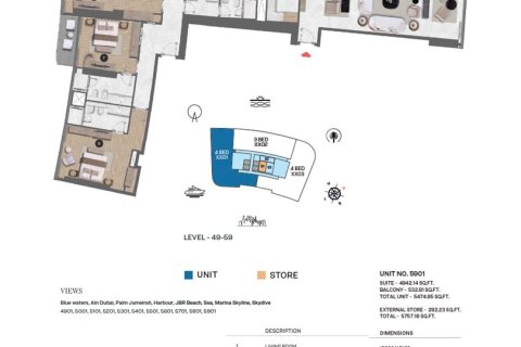 1 bedroom Apartment in Dubai Harbour, UAE No. 153744 3
