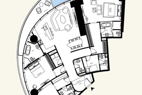 Penthouse de 2 chambres à Downtown Dubai (Downtown Burj Dubai), UAE No. 153784 6