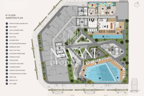 Apartment de 4 dormitorios en CLAYDON HOUSE Dubai, UAE No. 98074 13
